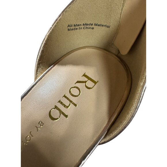 Rohb By Joyce Azria Rose Gold Heel Sandals For Women Size 7.5 NWOB - Picture 7 of 8